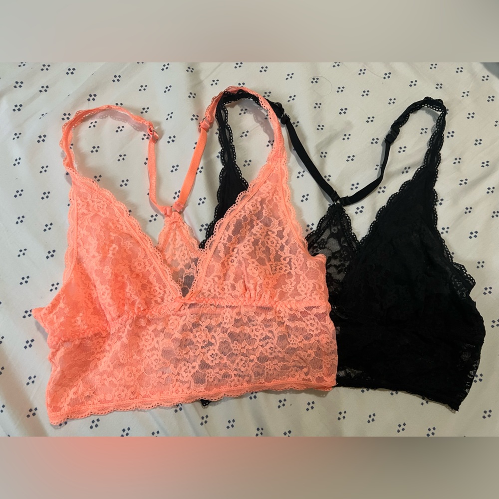 Victorias Secret Lace Bralettes (2)
